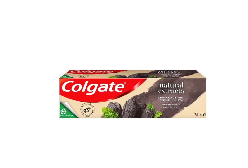 COLGATE PASTA DINTI 75ML NATURAL EXTRACT CHARCOAL SHINE 
